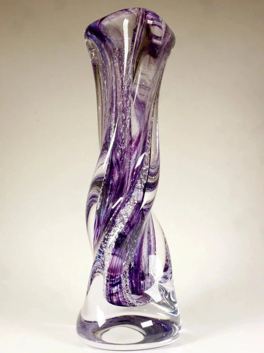 Ashes to Glass Vortex Vase