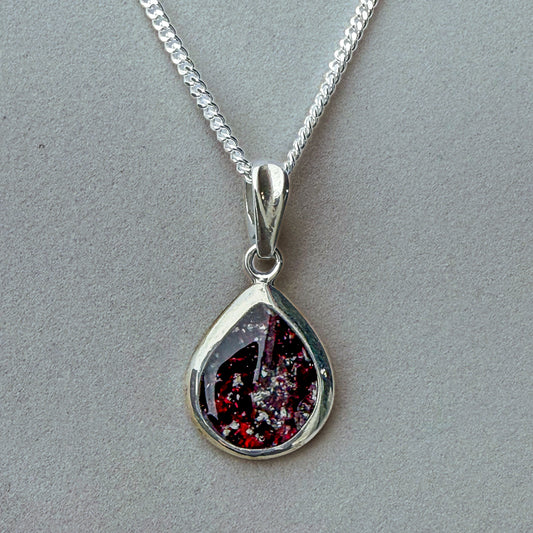 Ashes Tear Drop Pendant