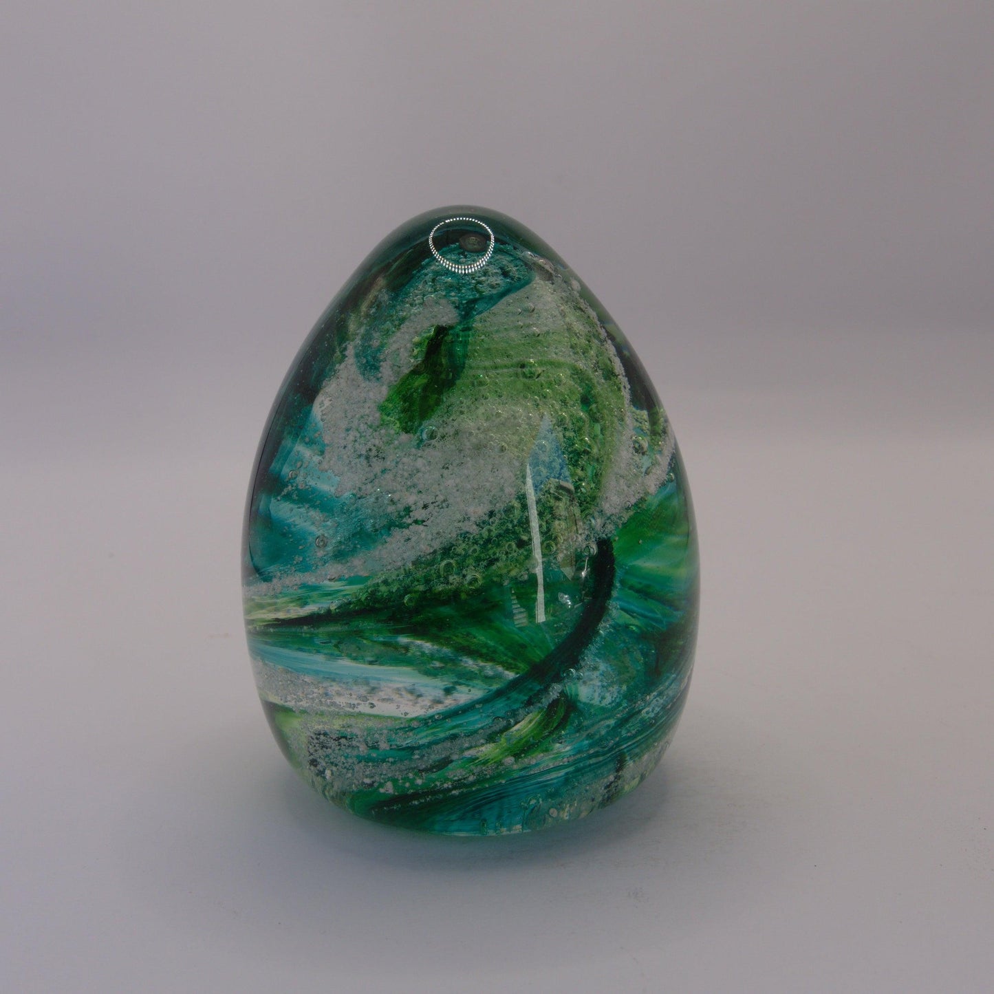 Ashes to Glass Oval Paperweight