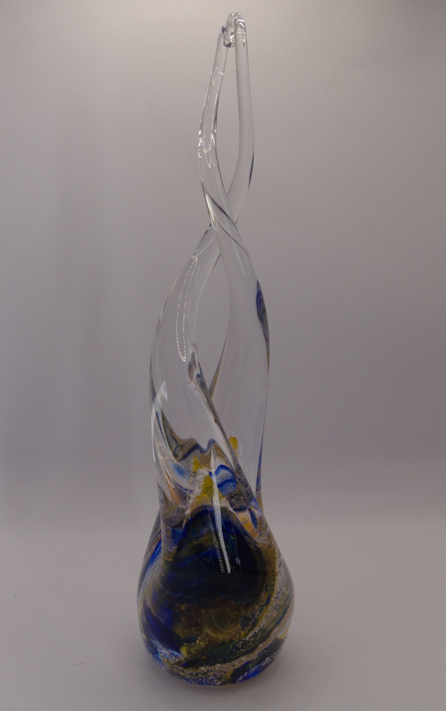 Cremation Ashes into Glass Heart Sculpture