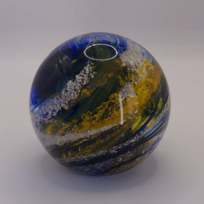 Ashes to Glass Round Paperweight