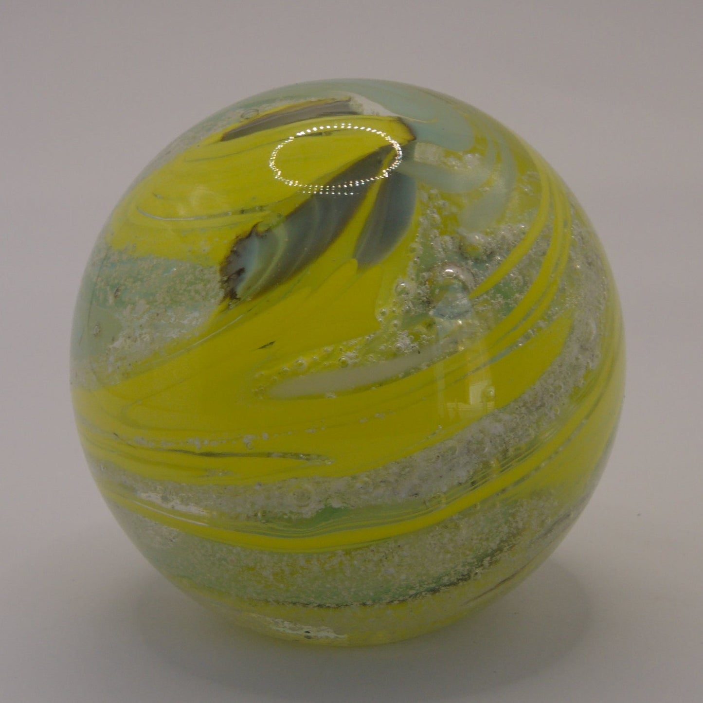 Ashes to Glass Round Paperweight