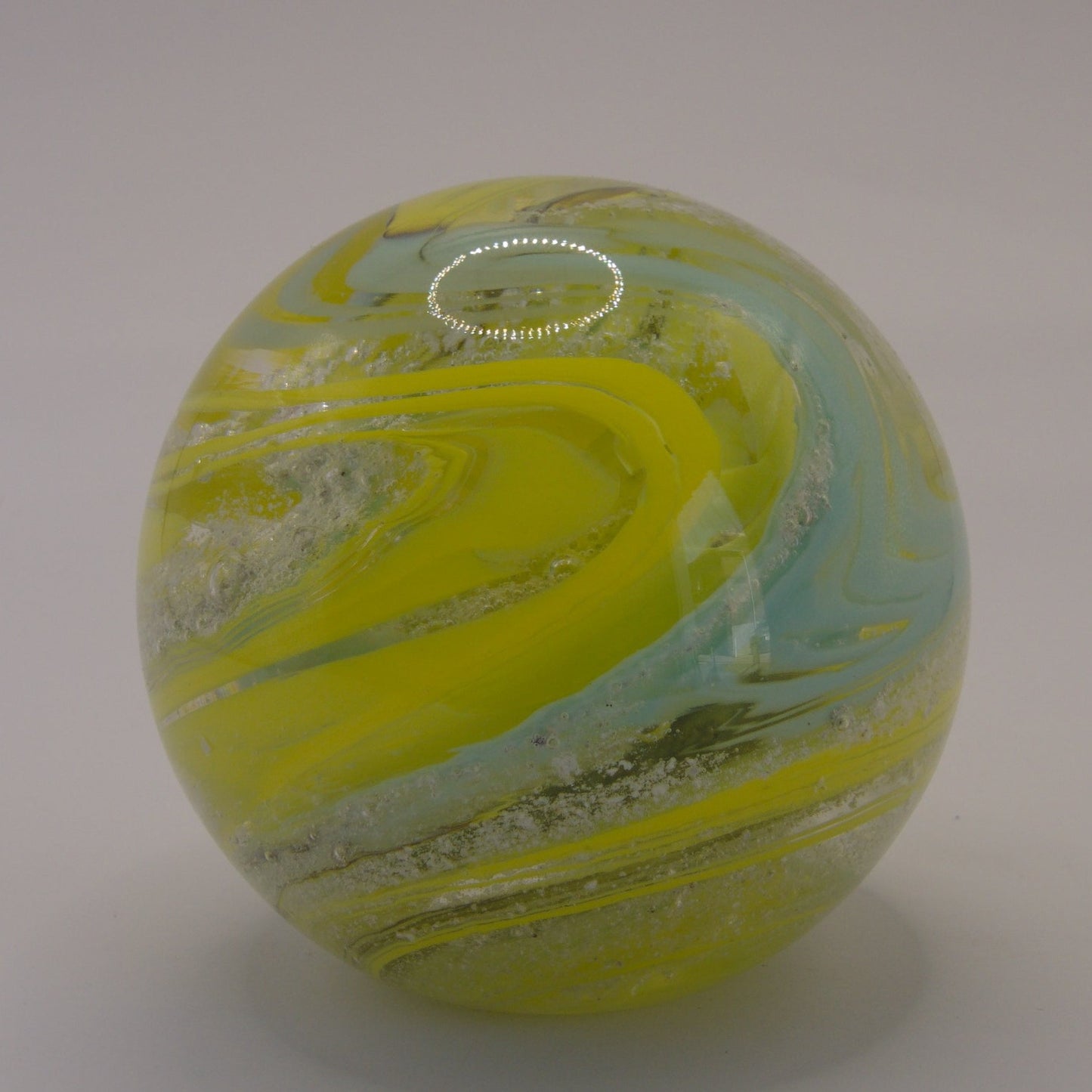 Ashes to Glass Round Paperweight