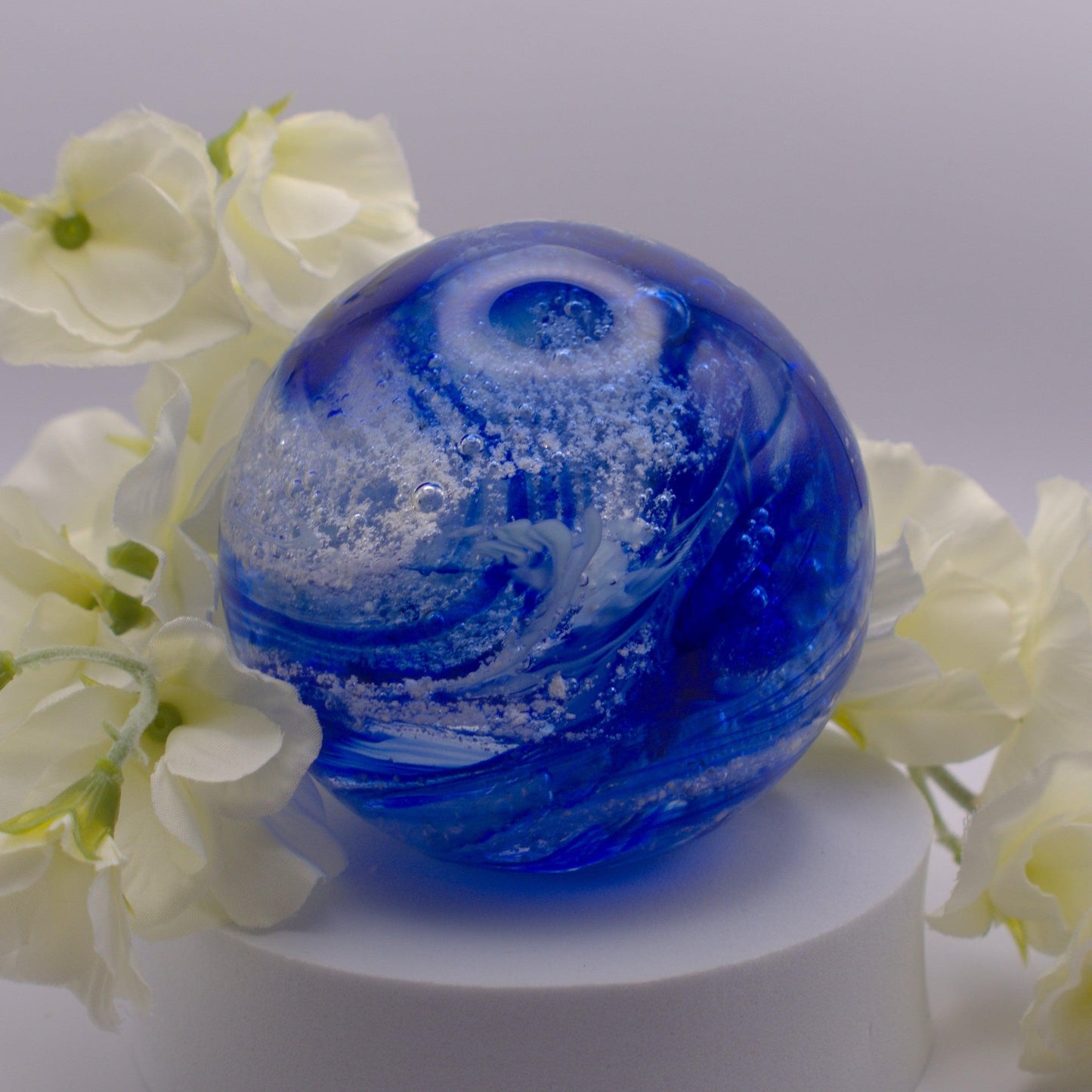 Ashes to Glass Round Paperweight