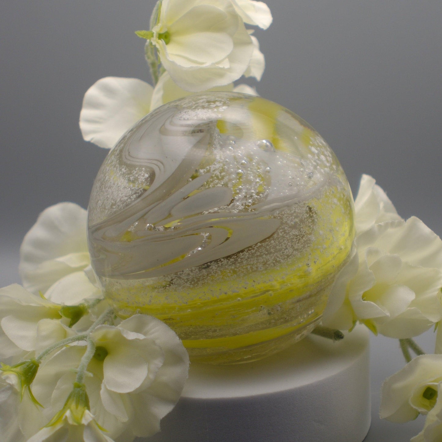 Ashes to Glass Round Paperweight