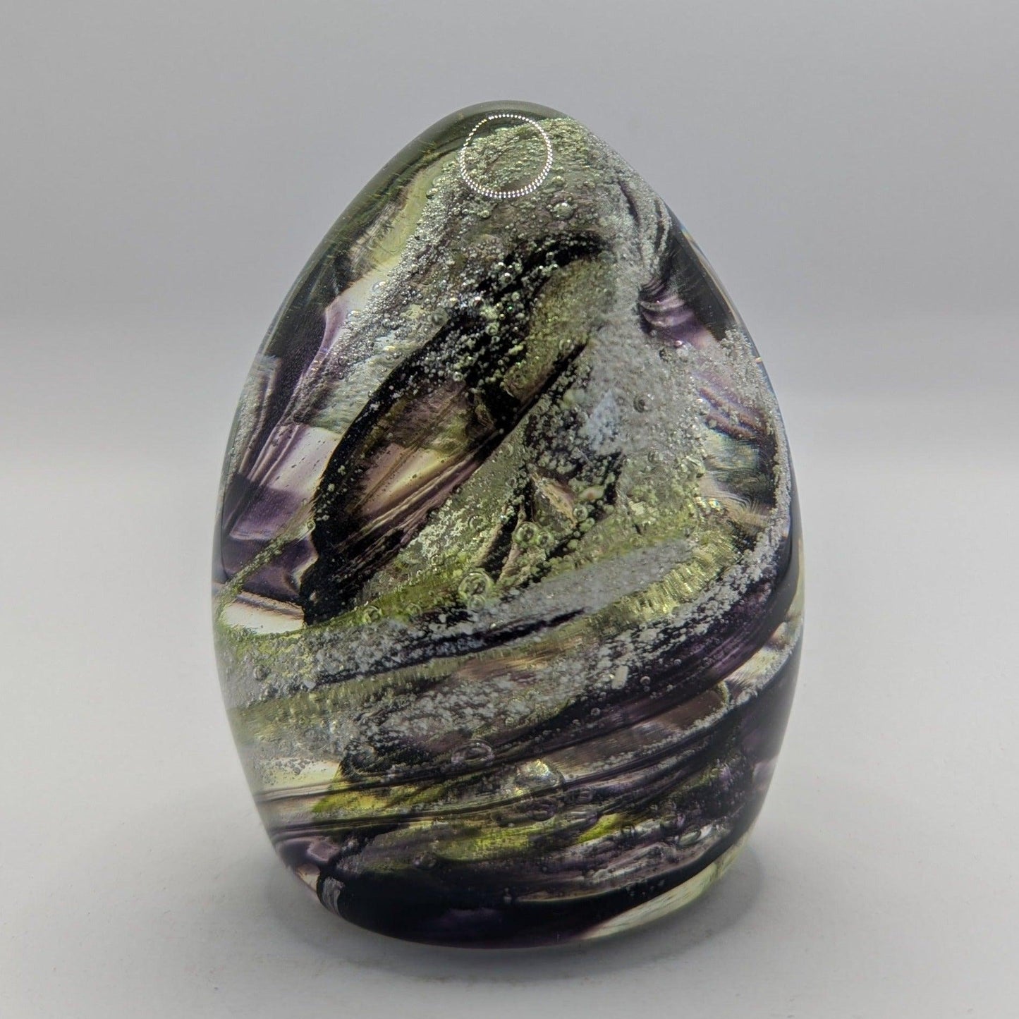 Ashes to Glass Oval Paperweight