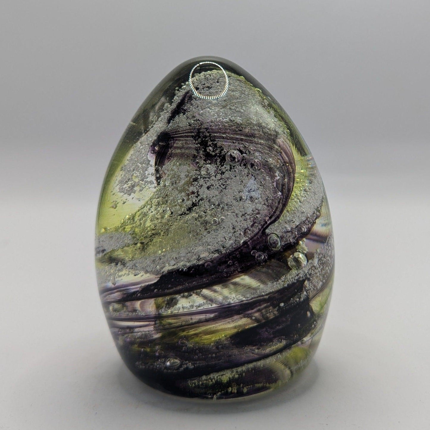 Ashes to Glass Oval Paperweight