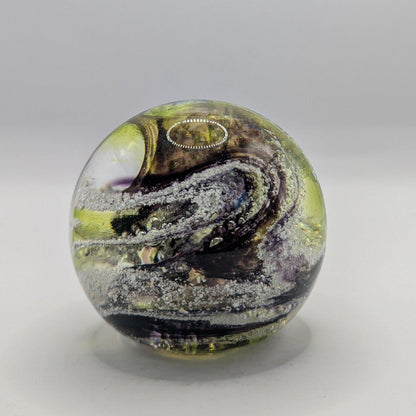 Ashes to Glass Round Paperweight