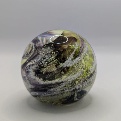 Ashes to Glass Round Paperweight