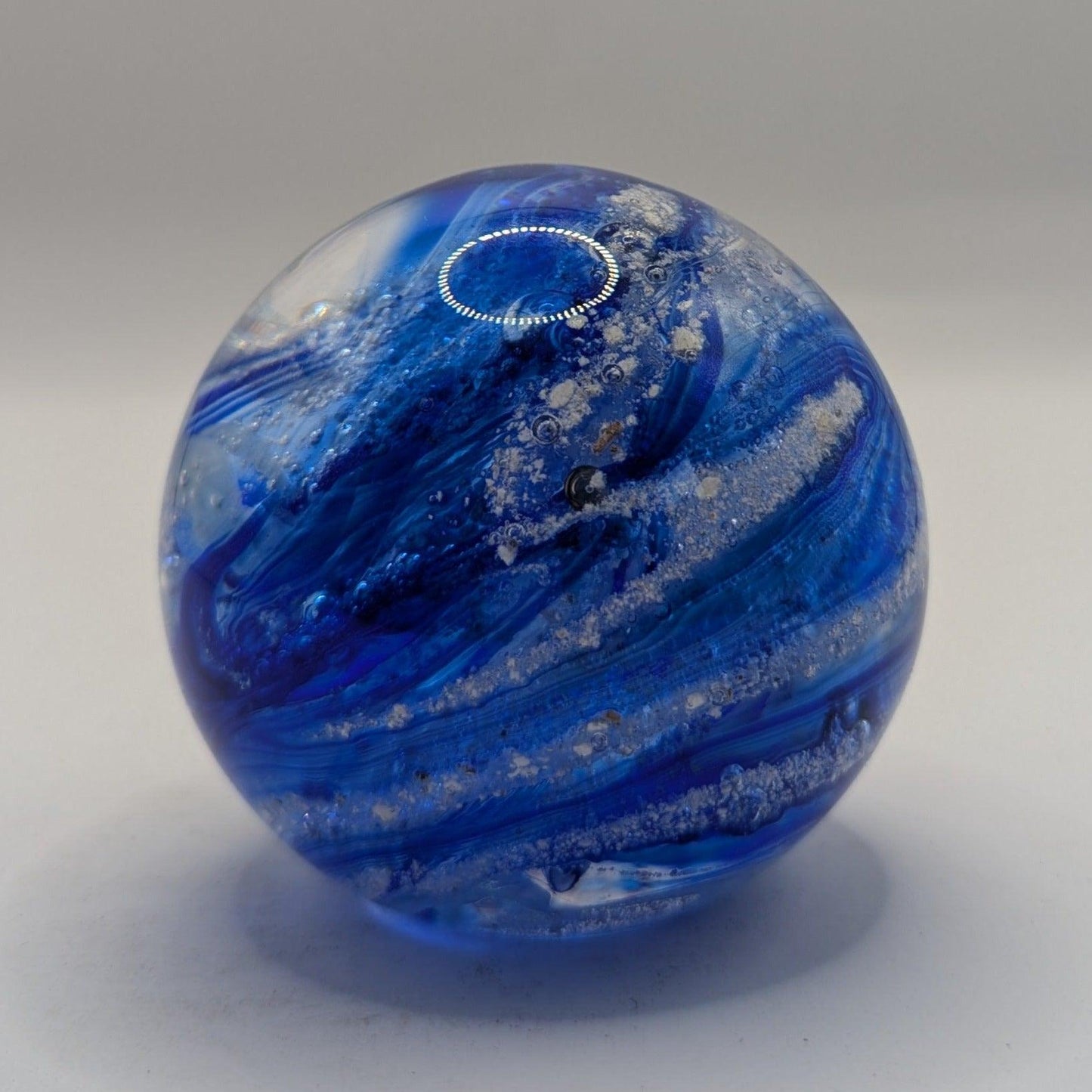 Ashes to Glass Round Paperweight