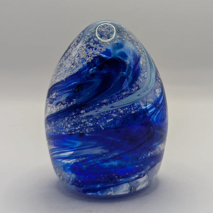 Ashes to Glass Oval Paperweight