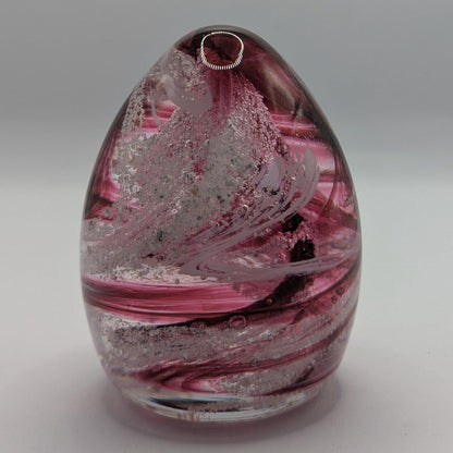 Ashes to Glass Oval Paperweight