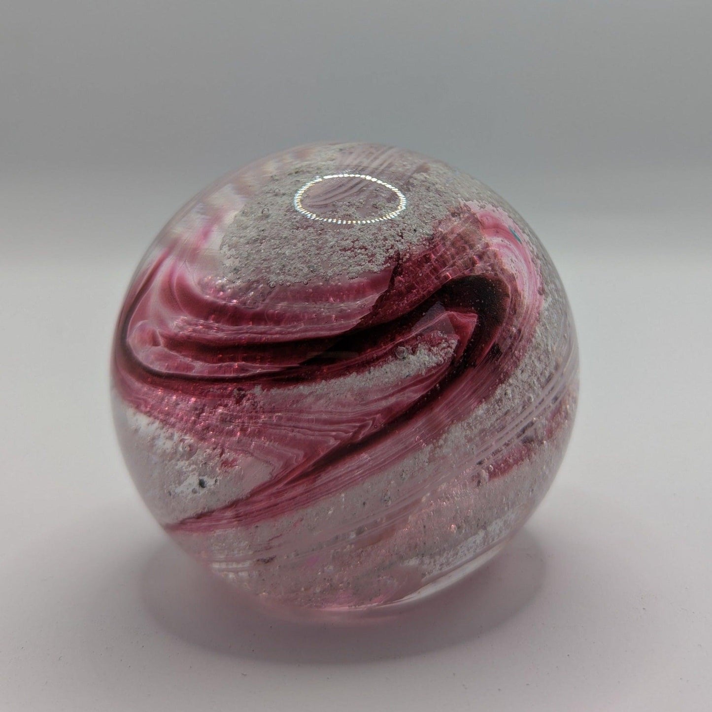 Ashes to Glass Round Paperweight