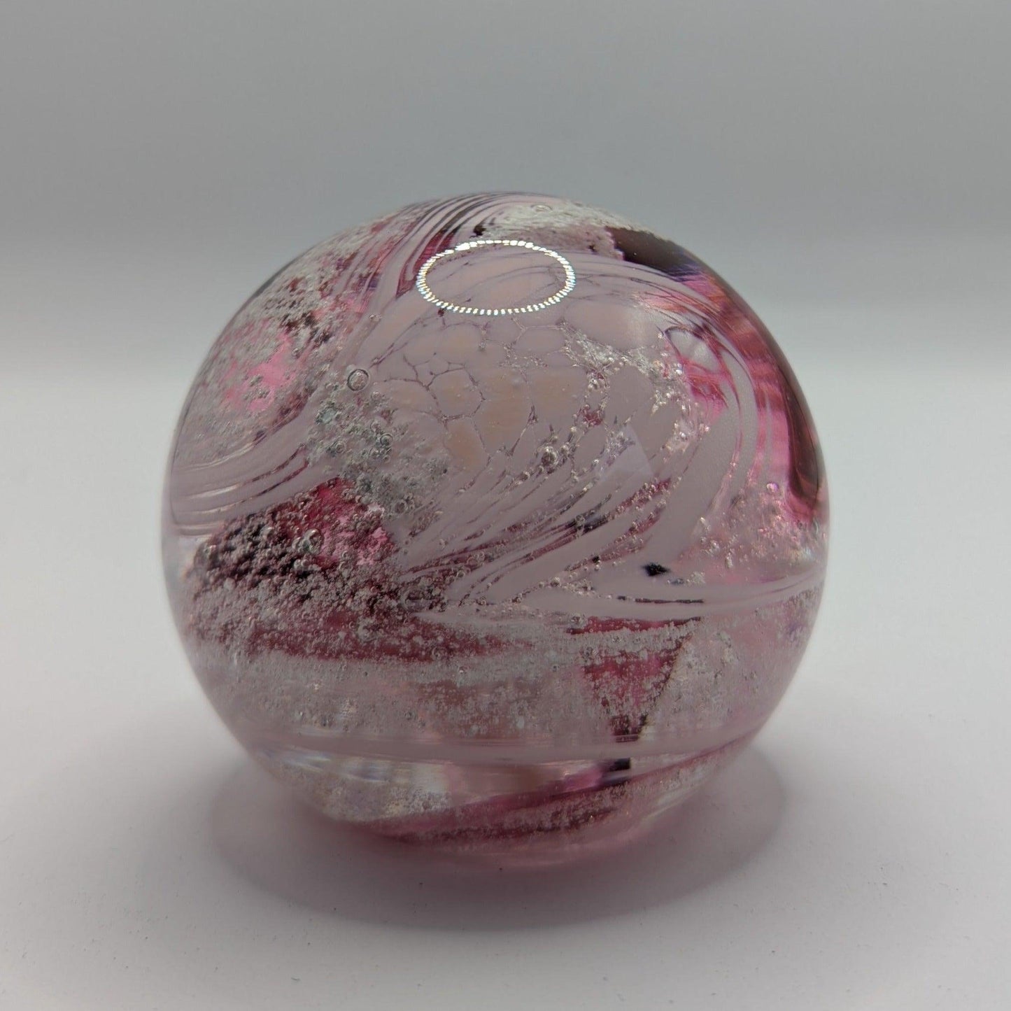 Ashes to Glass Round Paperweight