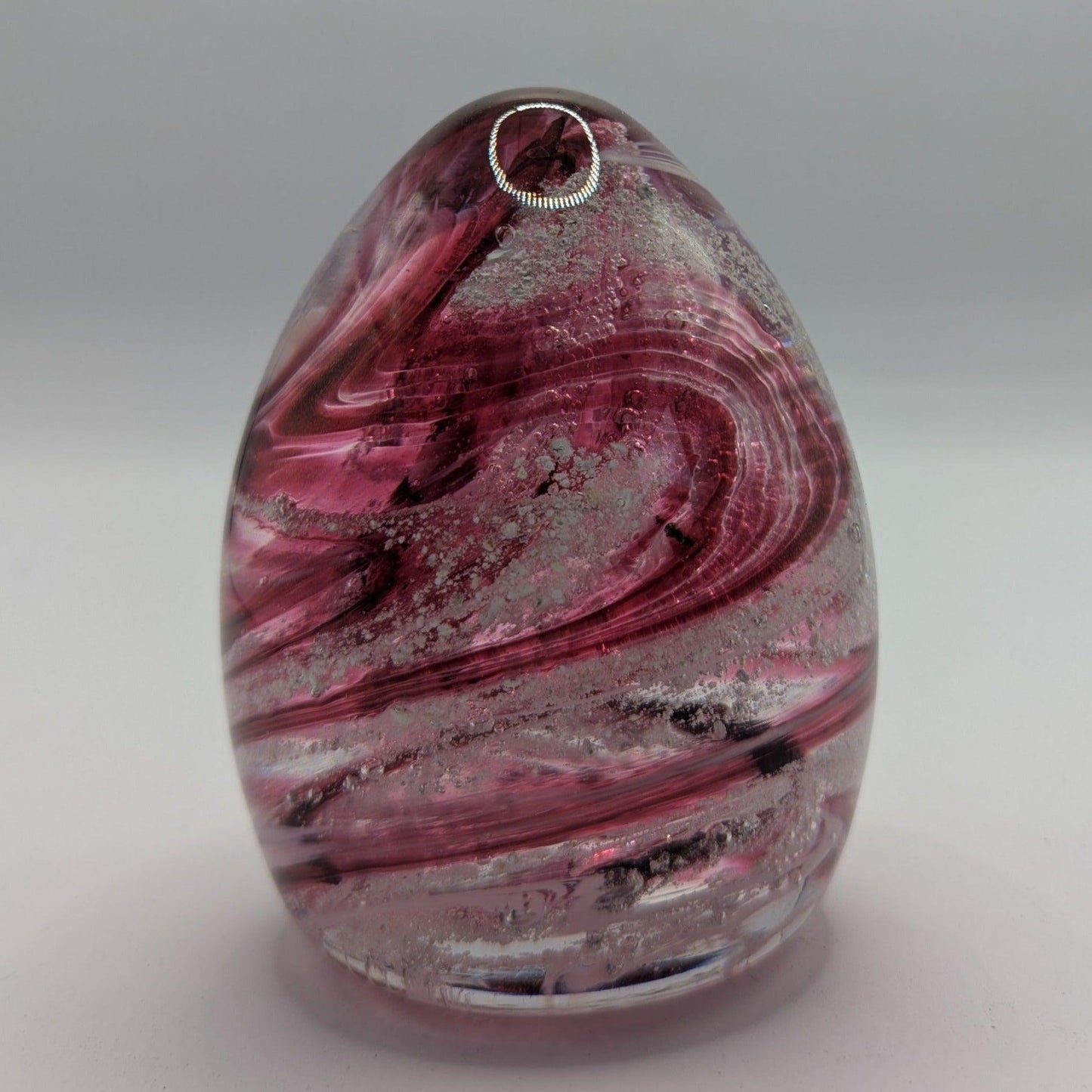 Ashes to Glass Oval Paperweight