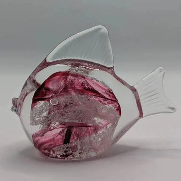 Ashes into glass fish