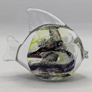 Ashes into glass fish