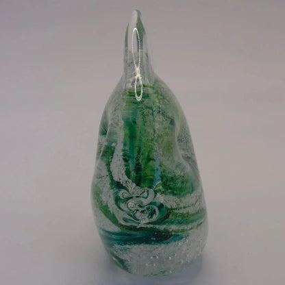 Ashes to Glass Fish-Cremation Ashes Glass-Stuart Wiltshire Glass Outlet-Spring Green with Ashes-Stuart Wiltshire Glass Ltd