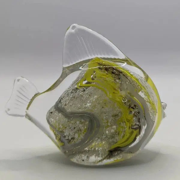 Ashes into glass fish