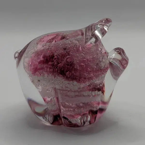 Ashes to glass pig