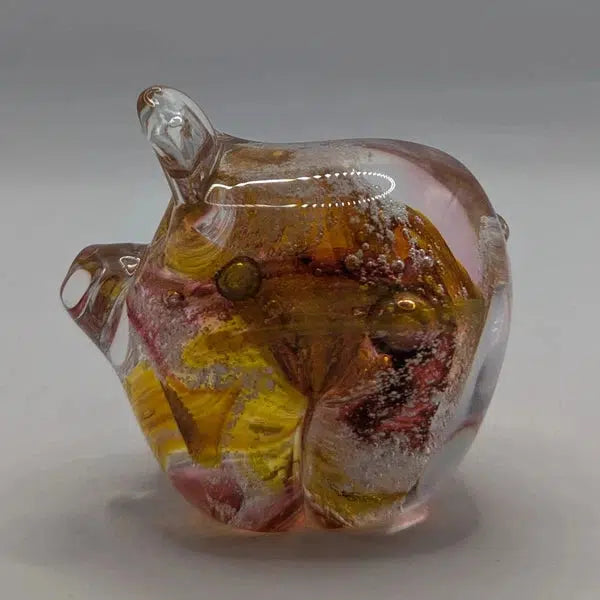 Ashes to glass pig