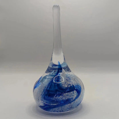 Ashes to Glass Ring Stand-Cremation Ashes Glass-Stuart Wiltshire Glass Outlet-Marbled with Ashes-Stuart Wiltshire Glass Ltd