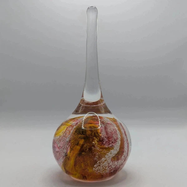 Ashes to Glass Ring Stand-Cremation Ashes Glass-Stuart Wiltshire Glass Outlet-Marbled with Ashes-Stuart Wiltshire Glass Ltd