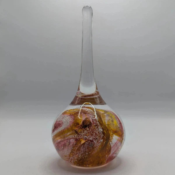 Ashes to Glass Ring Stand-Cremation Ashes Glass-Stuart Wiltshire Glass Outlet-Marbled with Ashes-Stuart Wiltshire Glass Ltd