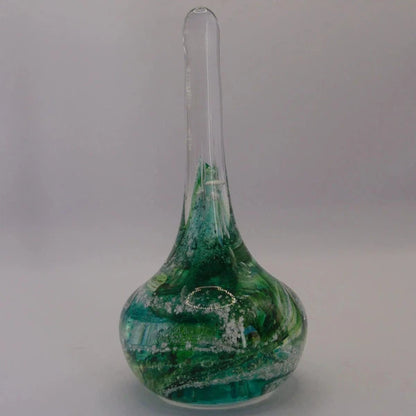 Ashes to Glass Ring Stand-Cremation Ashes Glass-Stuart Wiltshire Glass Outlet-Marbled with Ashes-Stuart Wiltshire Glass Ltd