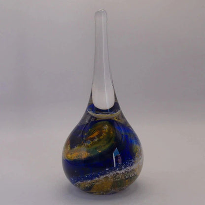 Ashes to Glass Ring Stand-Cremation Ashes Glass-Stuart Wiltshire Glass Outlet-Marbled with Ashes-Stuart Wiltshire Glass Ltd