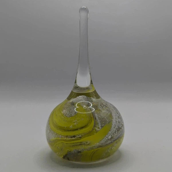 Ashes to Glass Ring Stand-Cremation Ashes Glass-Stuart Wiltshire Glass Outlet-Marbled with Ashes-Stuart Wiltshire Glass Ltd