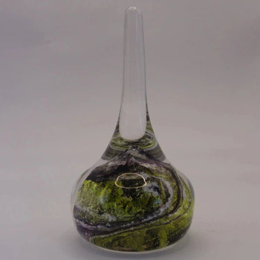 Ashes to Glass Ring Stand-Cremation Ashes Glass-Stuart Wiltshire Glass Outlet-Marbled with Ashes-Stuart Wiltshire Glass Ltd