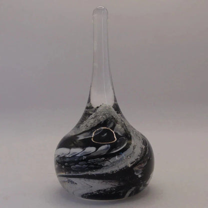 Ashes to Glass Ring Stand-Cremation Ashes Glass-Stuart Wiltshire Glass Outlet-Marbled with Ashes-Stuart Wiltshire Glass Ltd