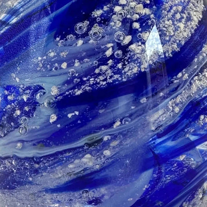 Ashes to glass vortex vase