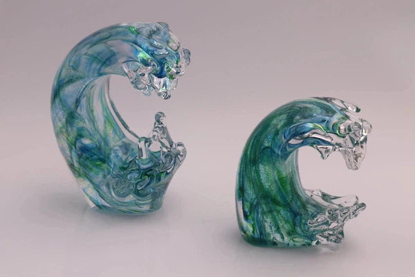 Glass Wave sculpture video