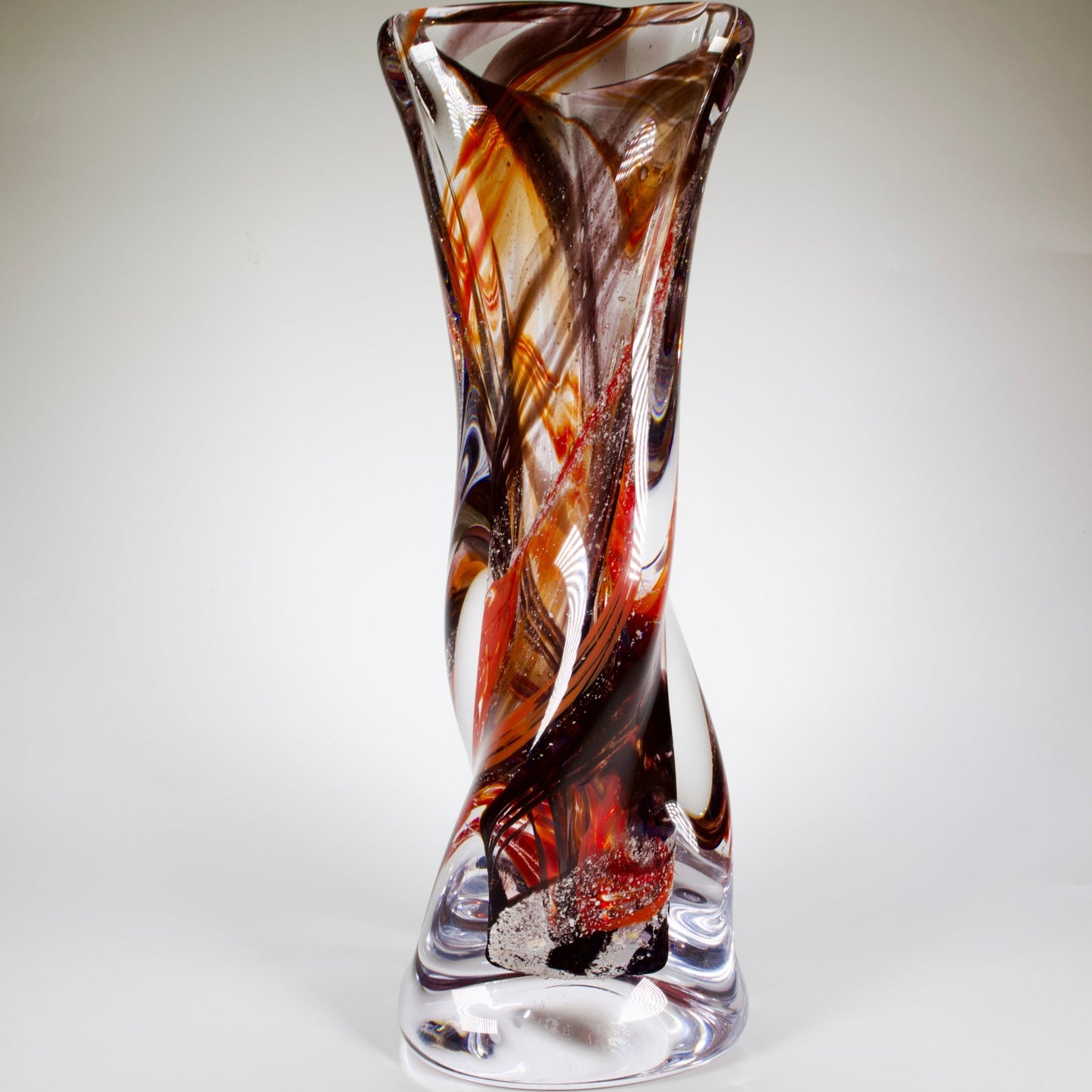 Ashes into glass Vortex vase